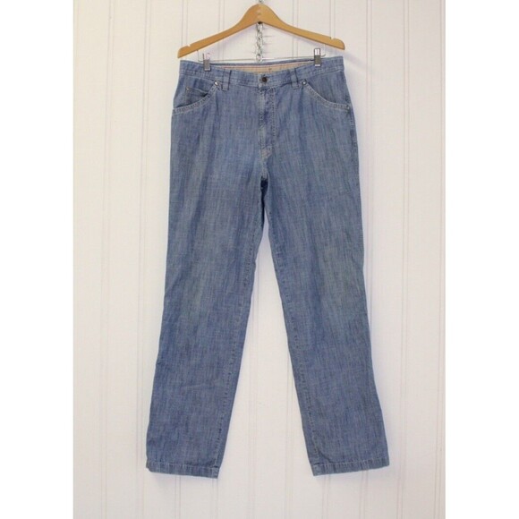 Hiltl Trousers Stretch‎ Luxury Denim Jeans Men's ZE500 34 X 32 - Picture 1 of 9